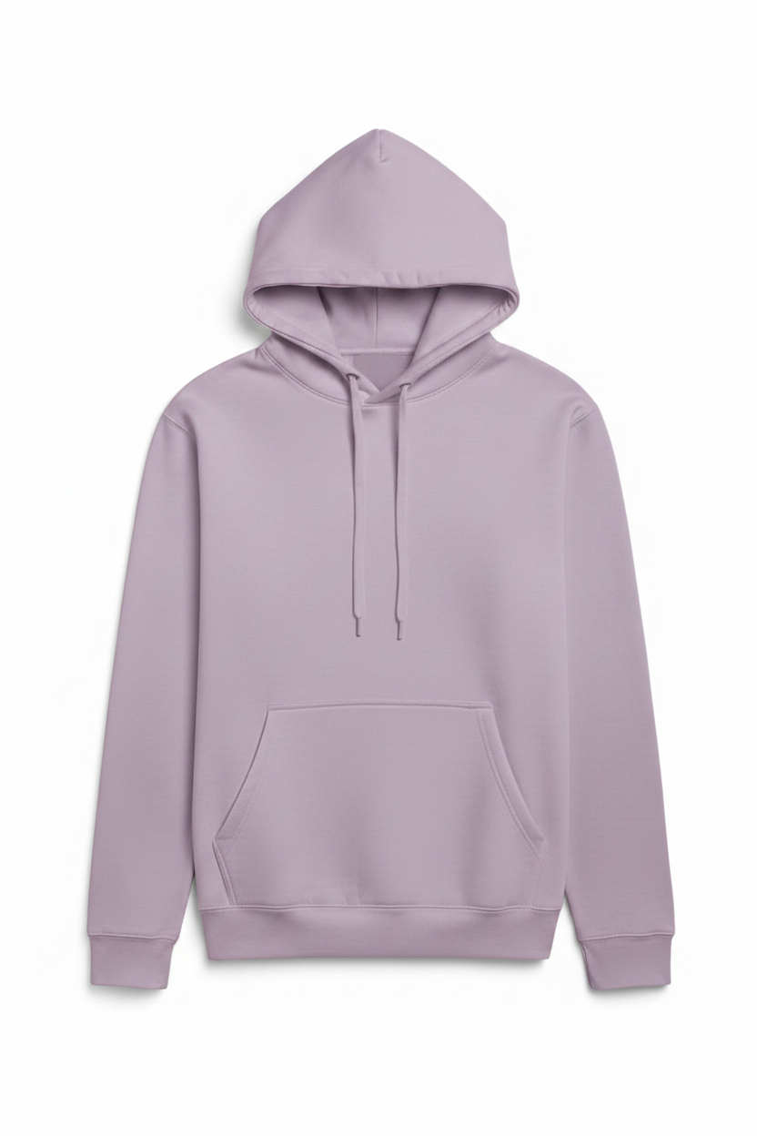 10 OZ Lilac Heavyweight Fleece Hoodie