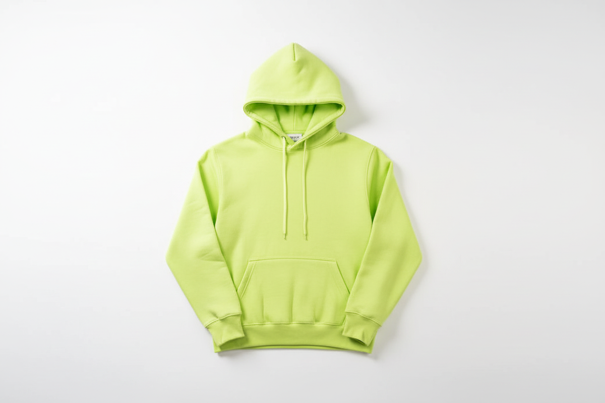 10 OZ Lime Green Heavyweight Hoodie