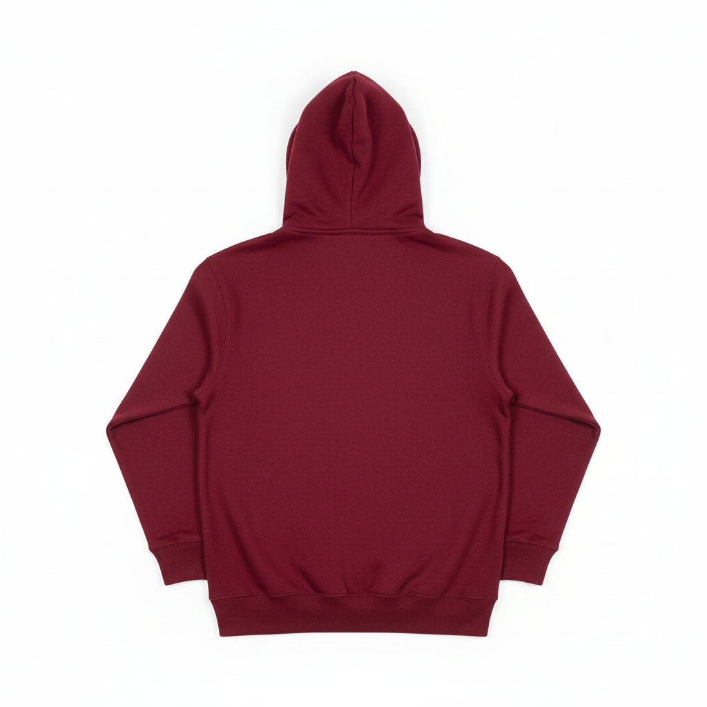 10 OZ Maroon Heavyweight Hoodie