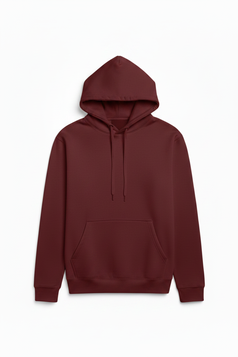 10 OZ Maroon Heavyweight Hoodie