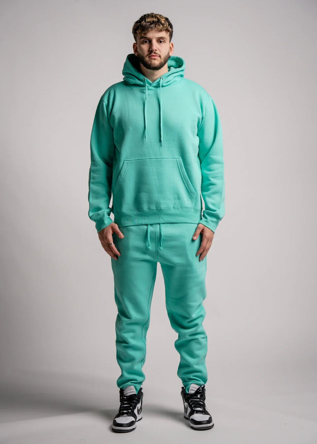 10 OZ Mint Heavy Blend Fleece Sweatsuit