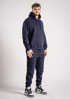 10 OZ Navy Blue Heavy Blend Fleece Sweatsuit