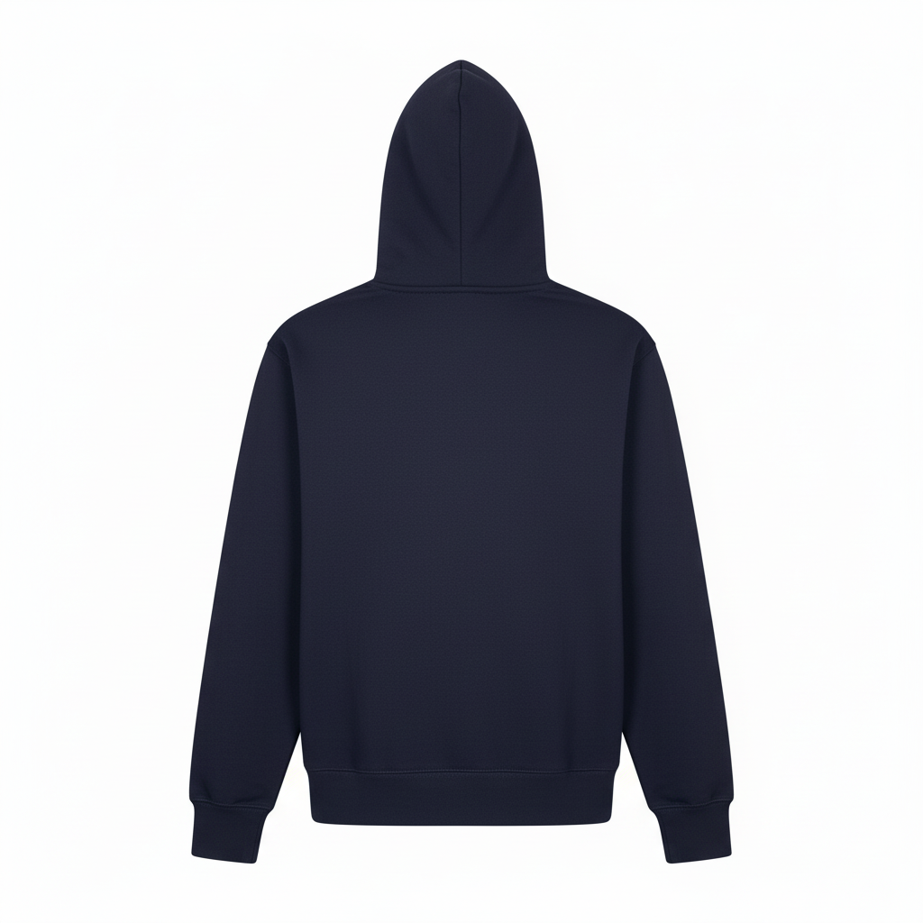 10 OZ Navy Heavyweight Fleece Hoodie