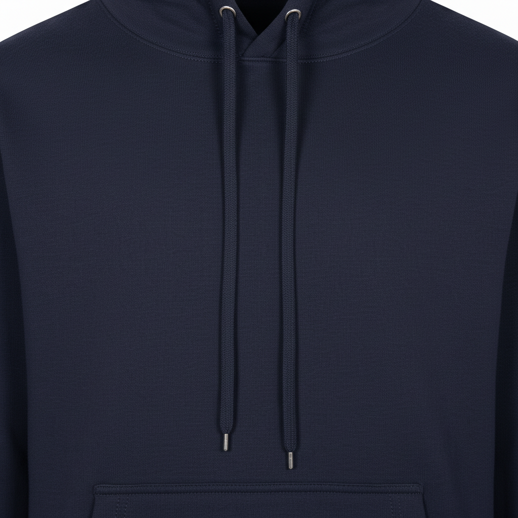10 OZ Navy Heavyweight Fleece Hoodie
