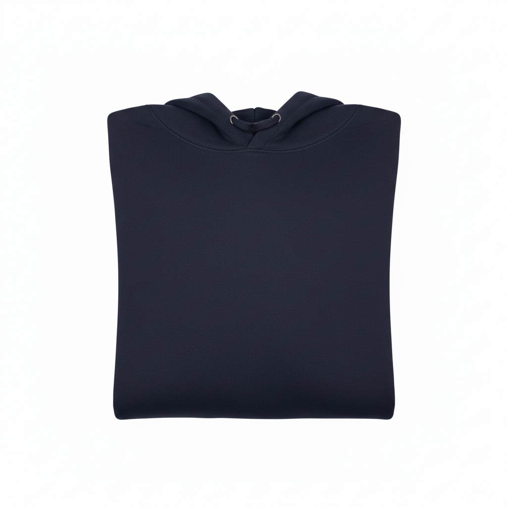 10 OZ Navy Heavyweight Fleece Hoodie