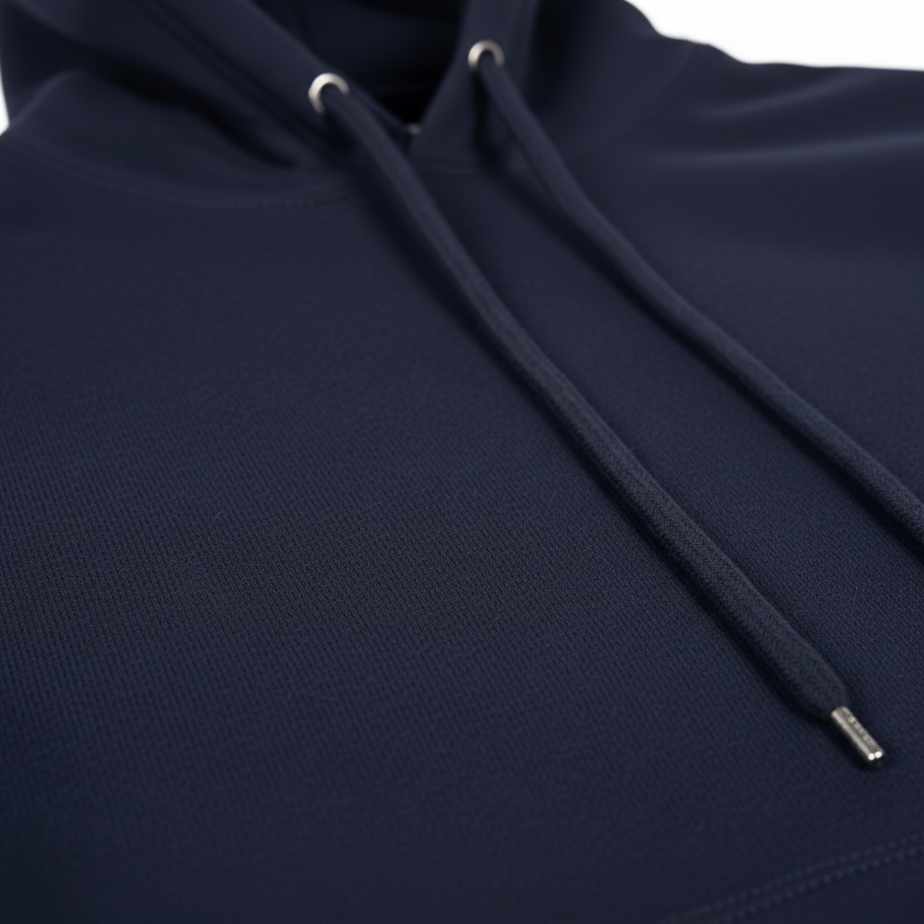 10 OZ Navy Heavyweight Fleece Hoodie