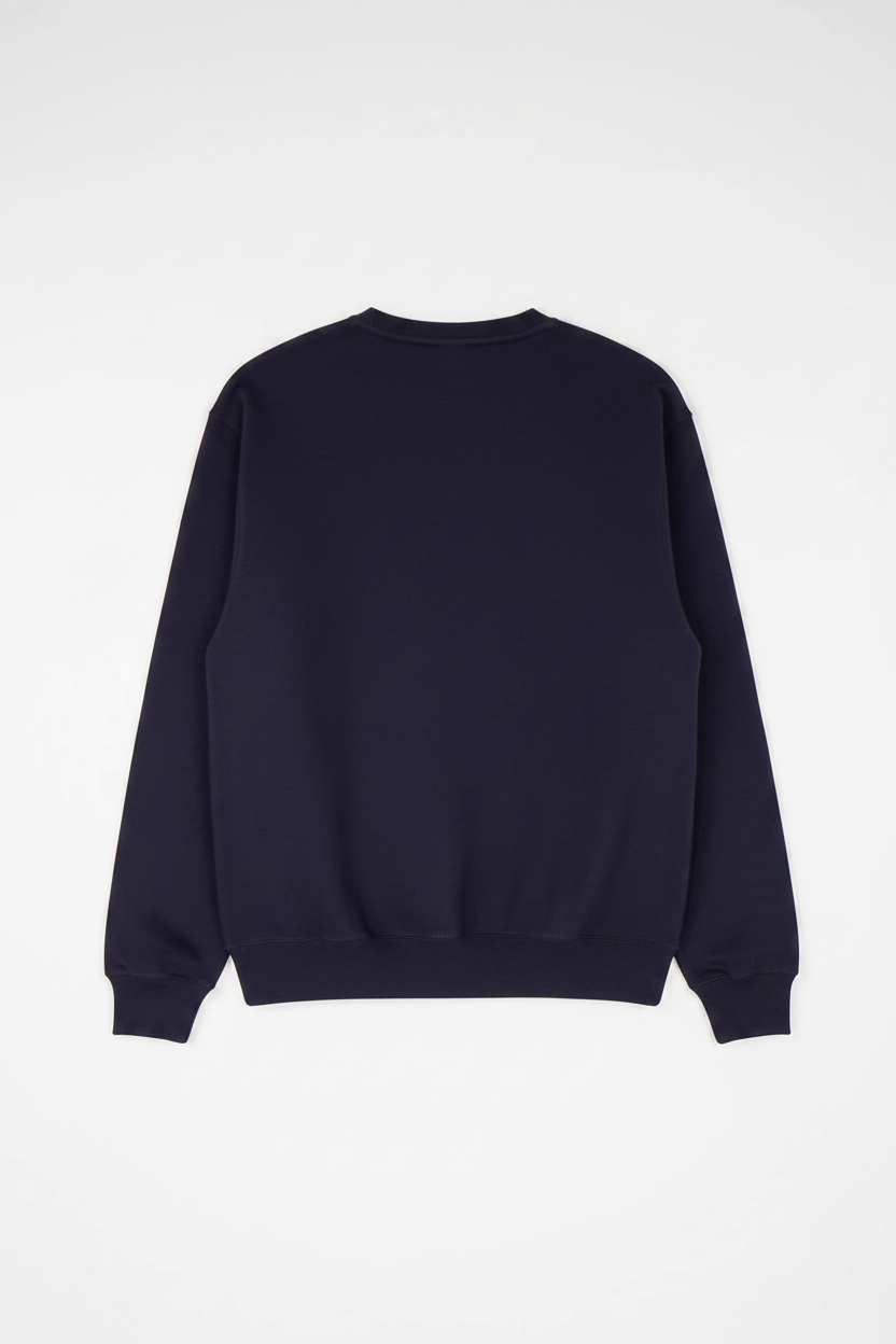 Navy Heavy Blend Fleece Crew Neck Sweatshirt
