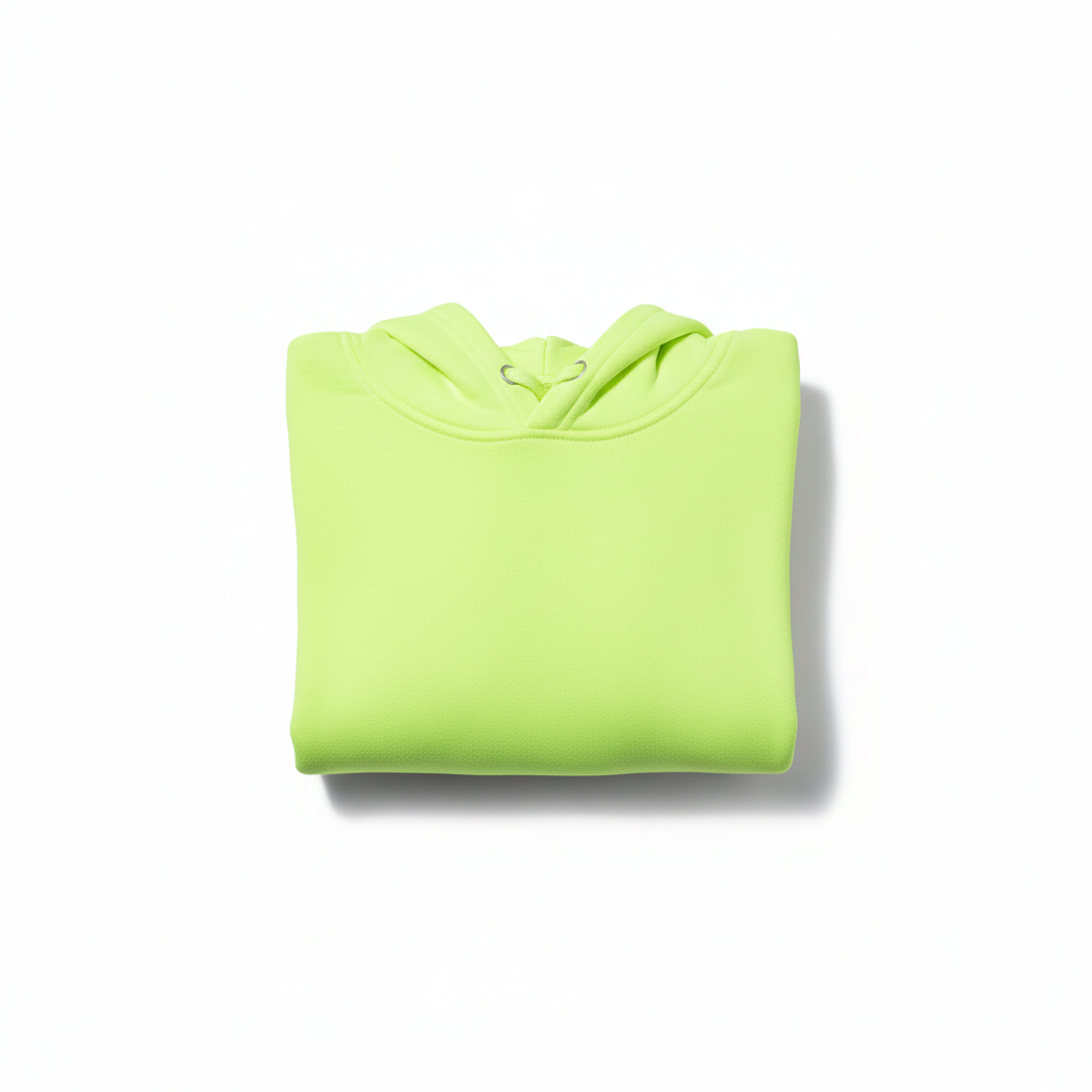 10 OZ Neon Lime Heavy Blend Fleece Hoodie
