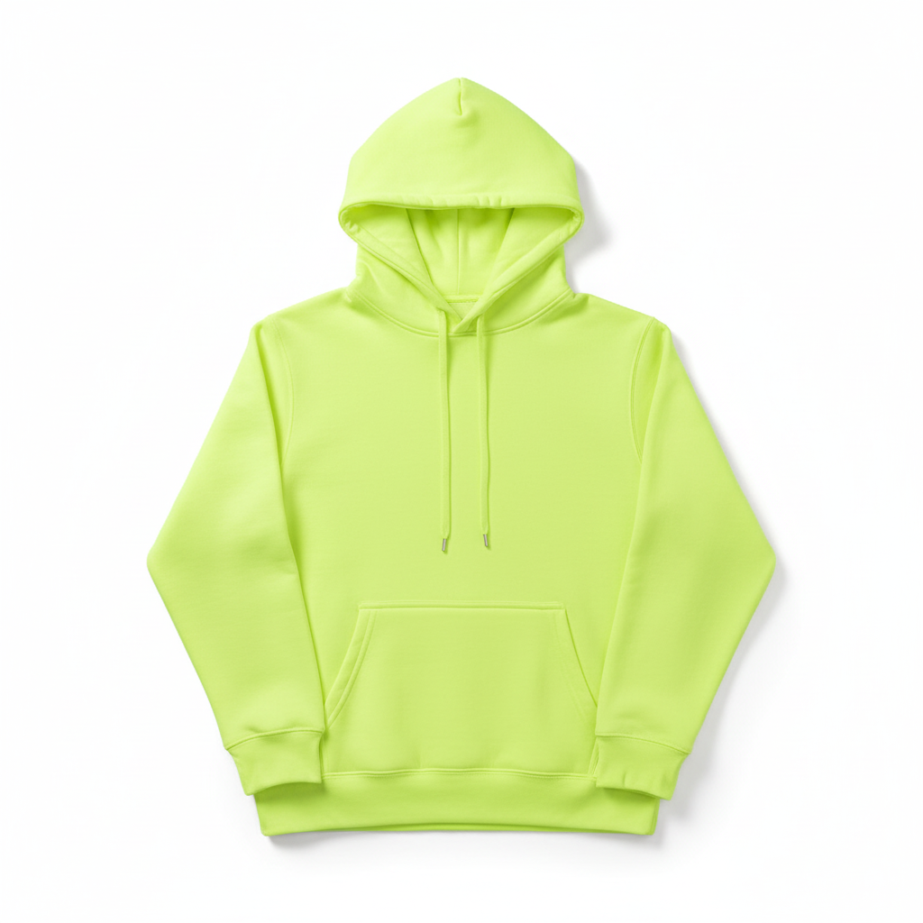 10 OZ Neon Lime Heavy Blend Fleece Hoodie