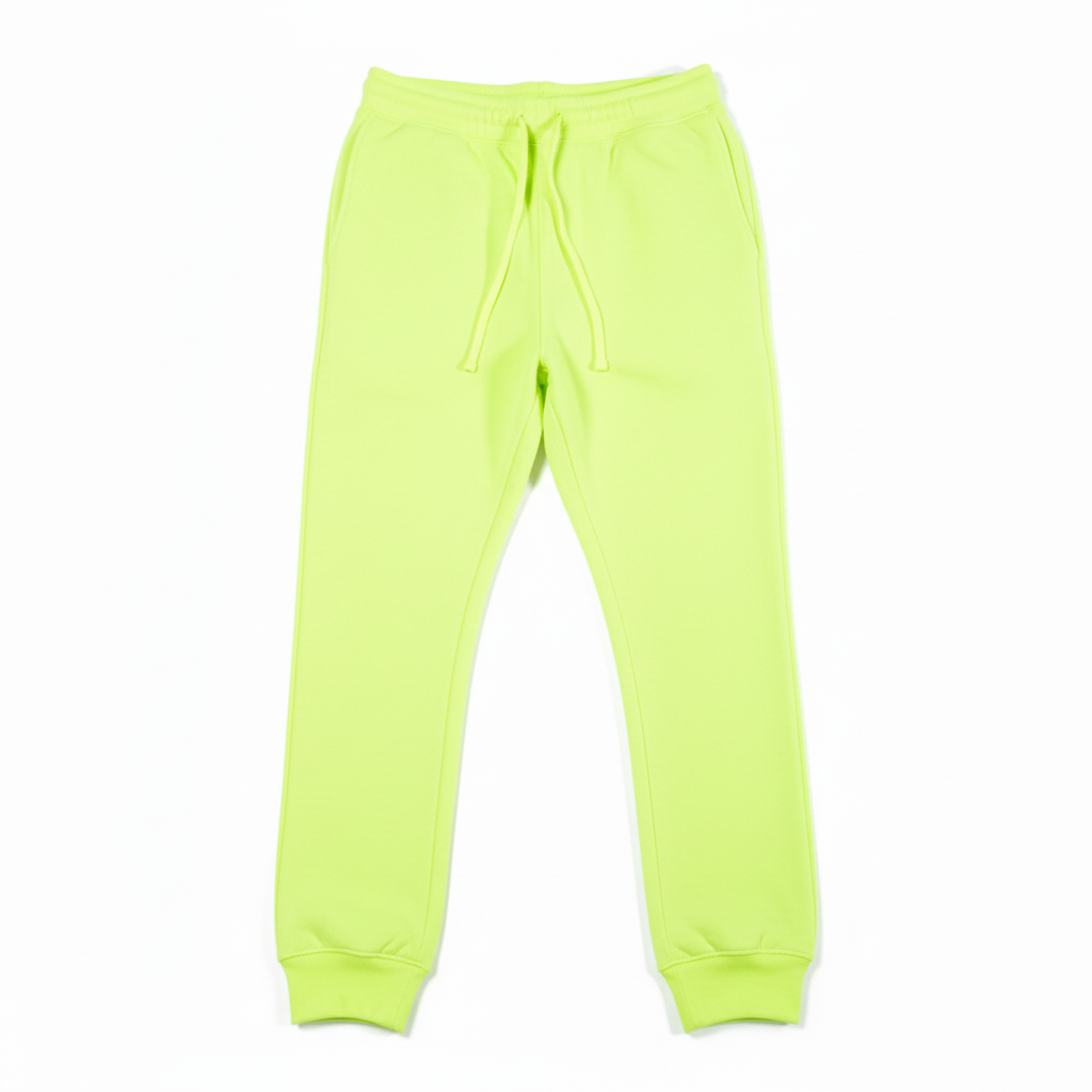 Neon Lime Heavy Blend Fleece Sweatpant