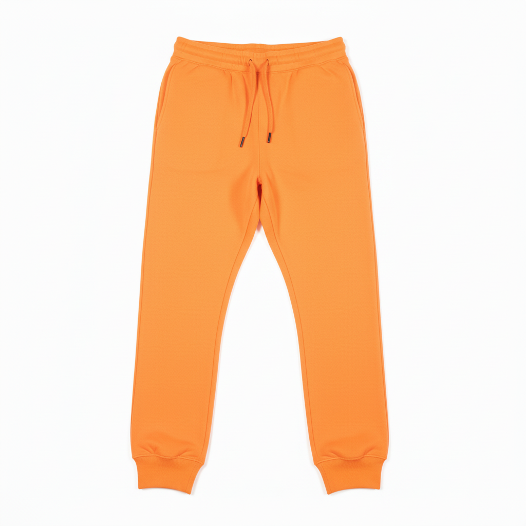 Neon Orange Heavy Blend Fleece Sweatpant