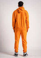 10 OZ Orange Heavy Blend Fleece Sweatsuit