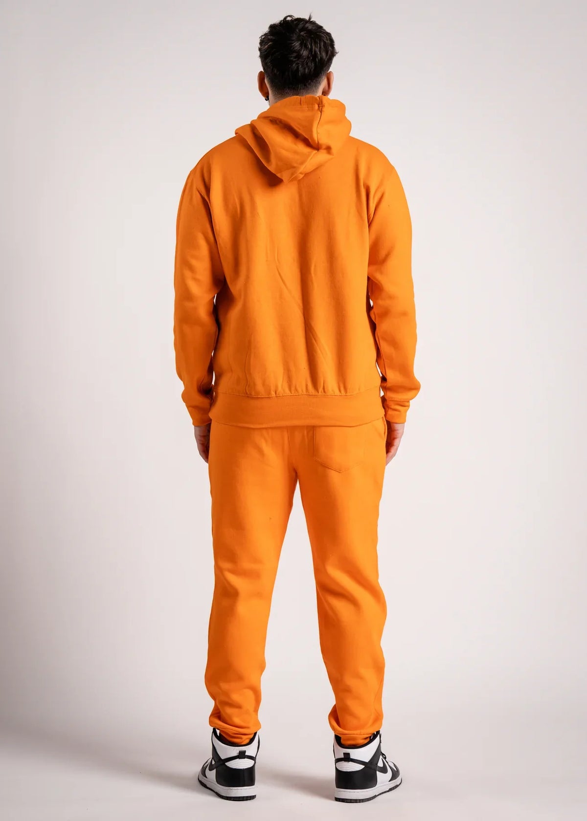 10 OZ Orange Heavy Blend Fleece Sweatsuit