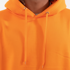 10 OZ Orange Heavyweight Fleece Hoodie