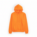 10 OZ Orange Heavyweight Fleece Hoodie