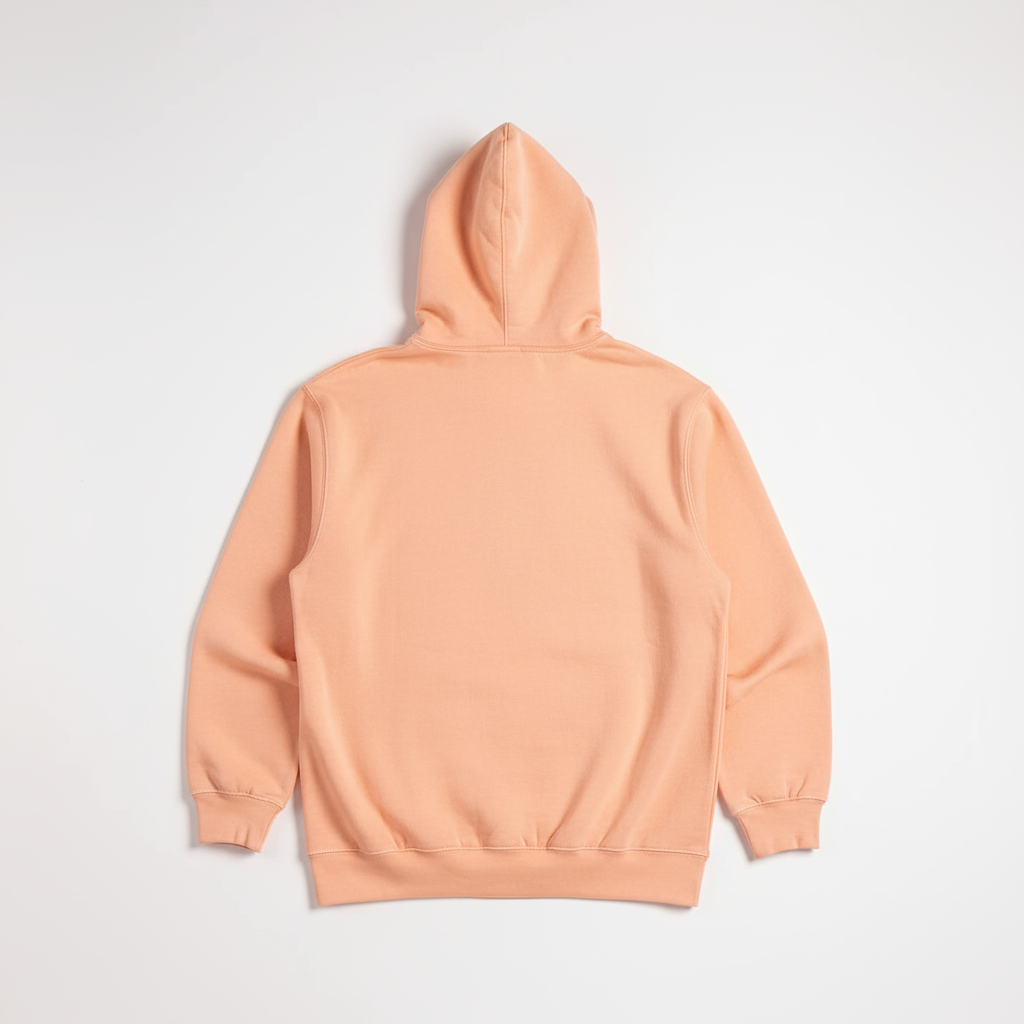 10 OZ Peach Heavyweight Fleece Hoodie