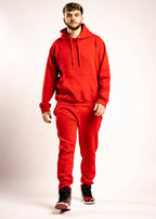 10 OZ Red Heavy Blend Fleece Sweatsuit