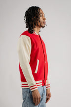 Red Varsity Heavy Blend Fleece SweatShirt