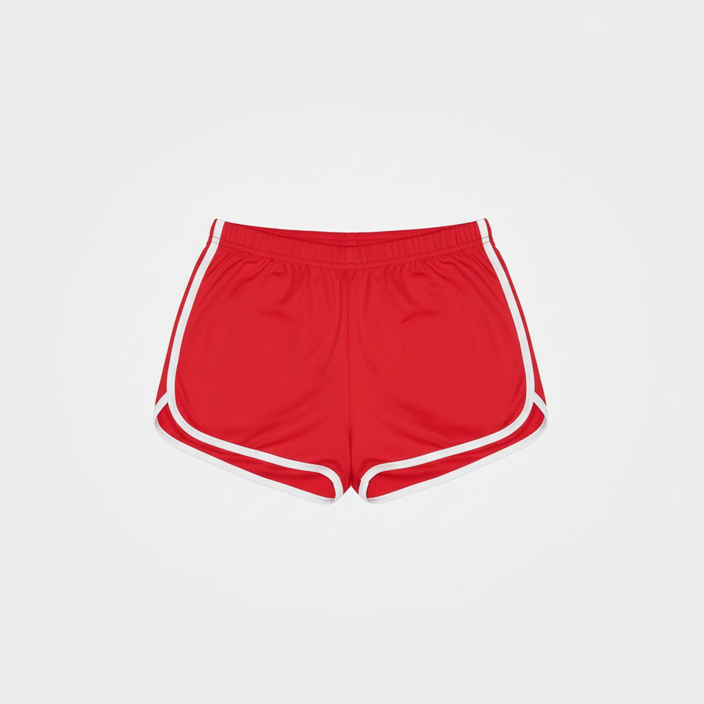 Red Track Short