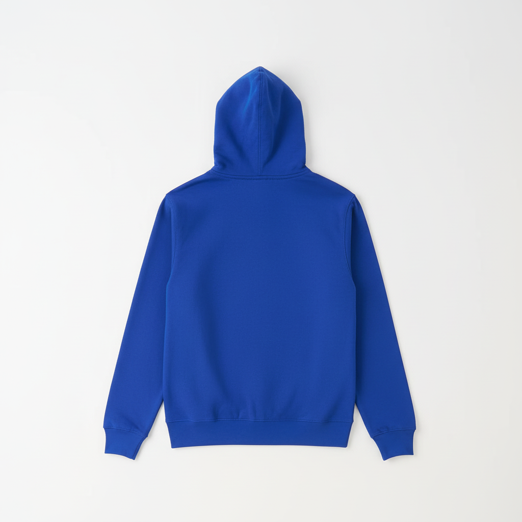 10 OZ Royal Blue Heavyweight Fleece Hoodie