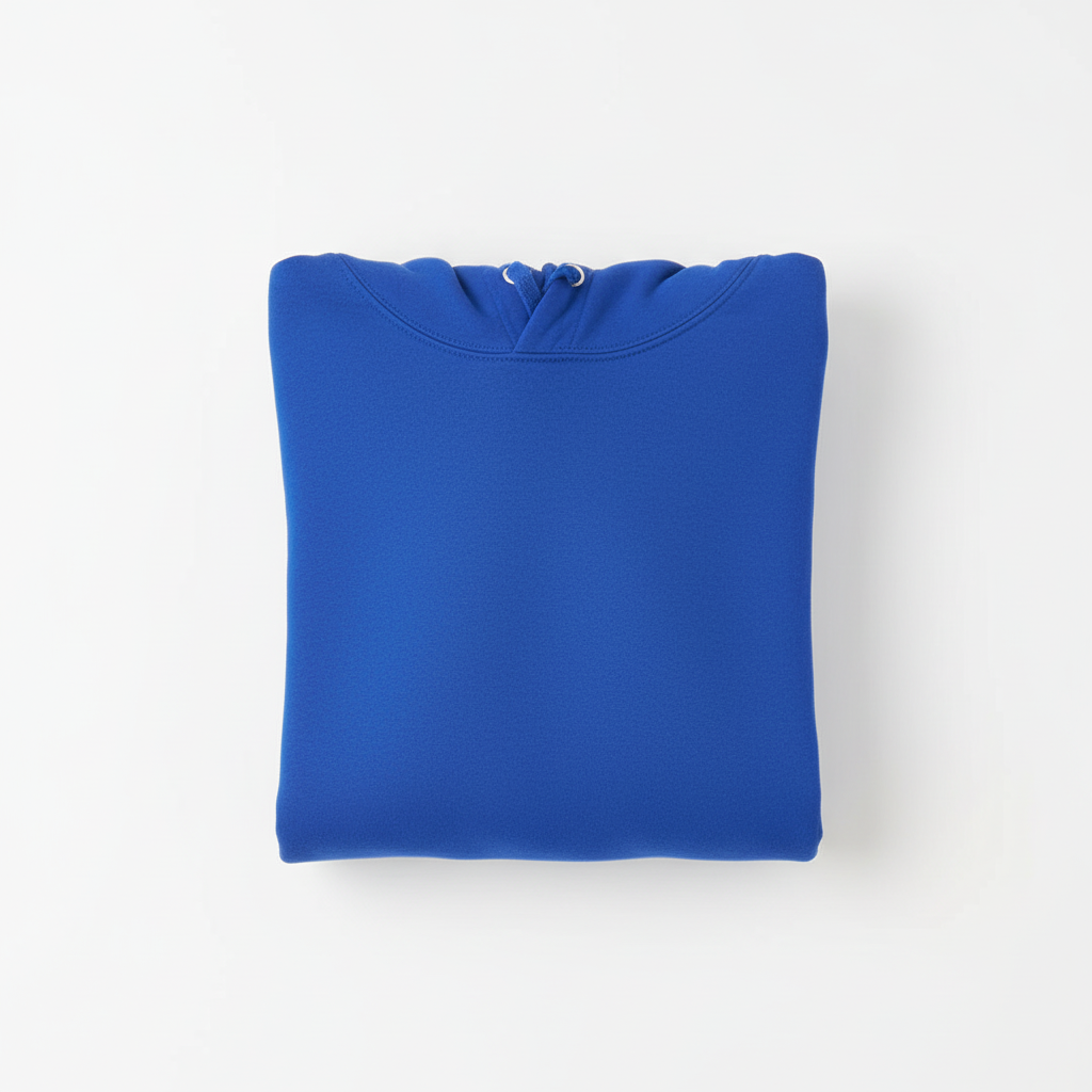 10 OZ Royal Blue Heavyweight Fleece Hoodie