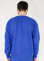 Royal Blue Heavy Blend Fleece Crew Neck Sweatshirt