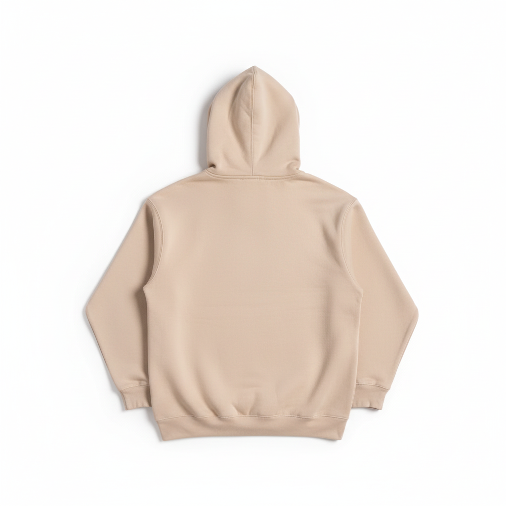10 OZ Sand Heavyweight Fleece Hoodie