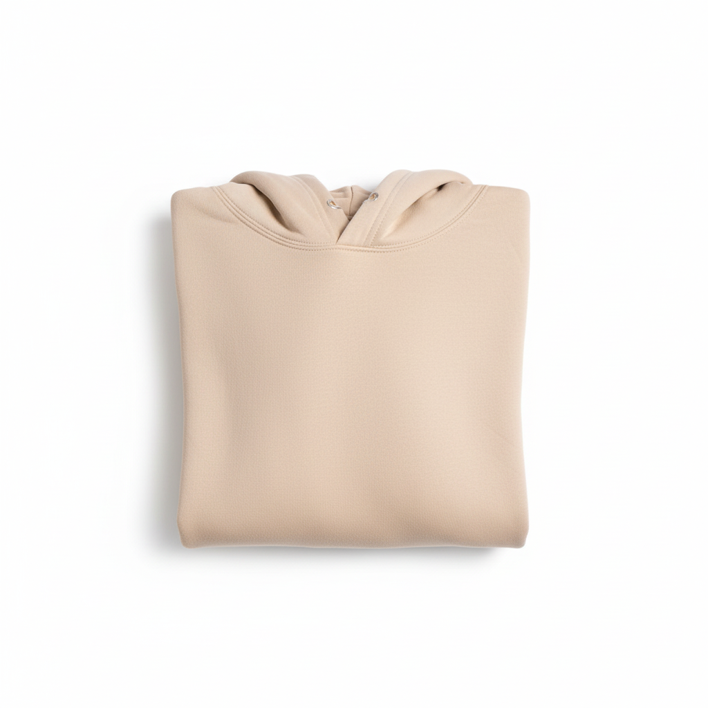 10 OZ Sand Heavyweight Fleece Hoodie