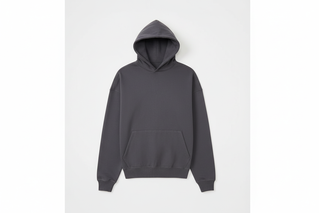 14 OZ Shadow Oversized Urban Heavyweight Fleece Hooded Sweatshirt