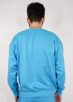 Sky Blue Heavy Blend Fleece Crew Neck Sweatshirt