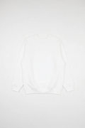 White Heavy Blend Fleece Crew Neck Sweatshirt