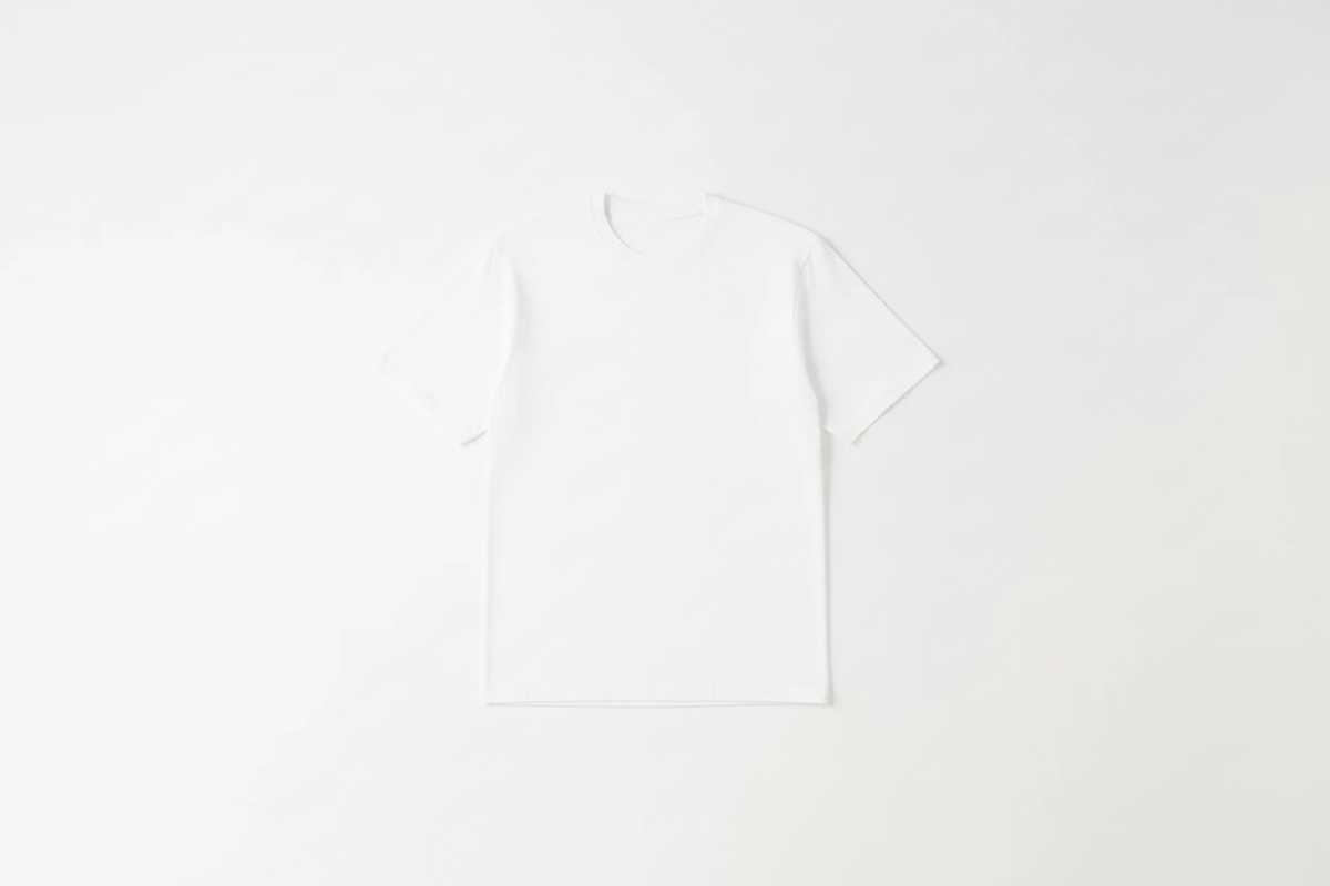 6 OZ White Soft Cotton T-Shirt