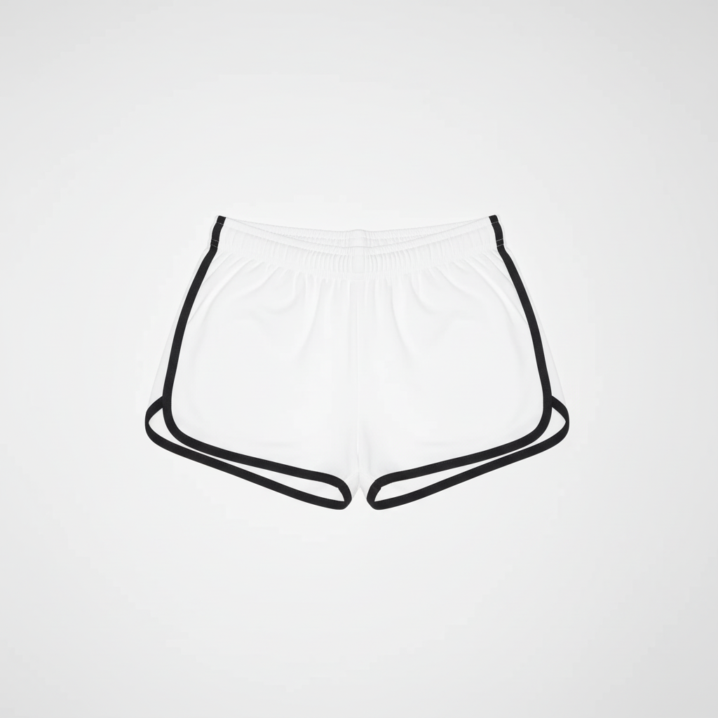 White Track Short