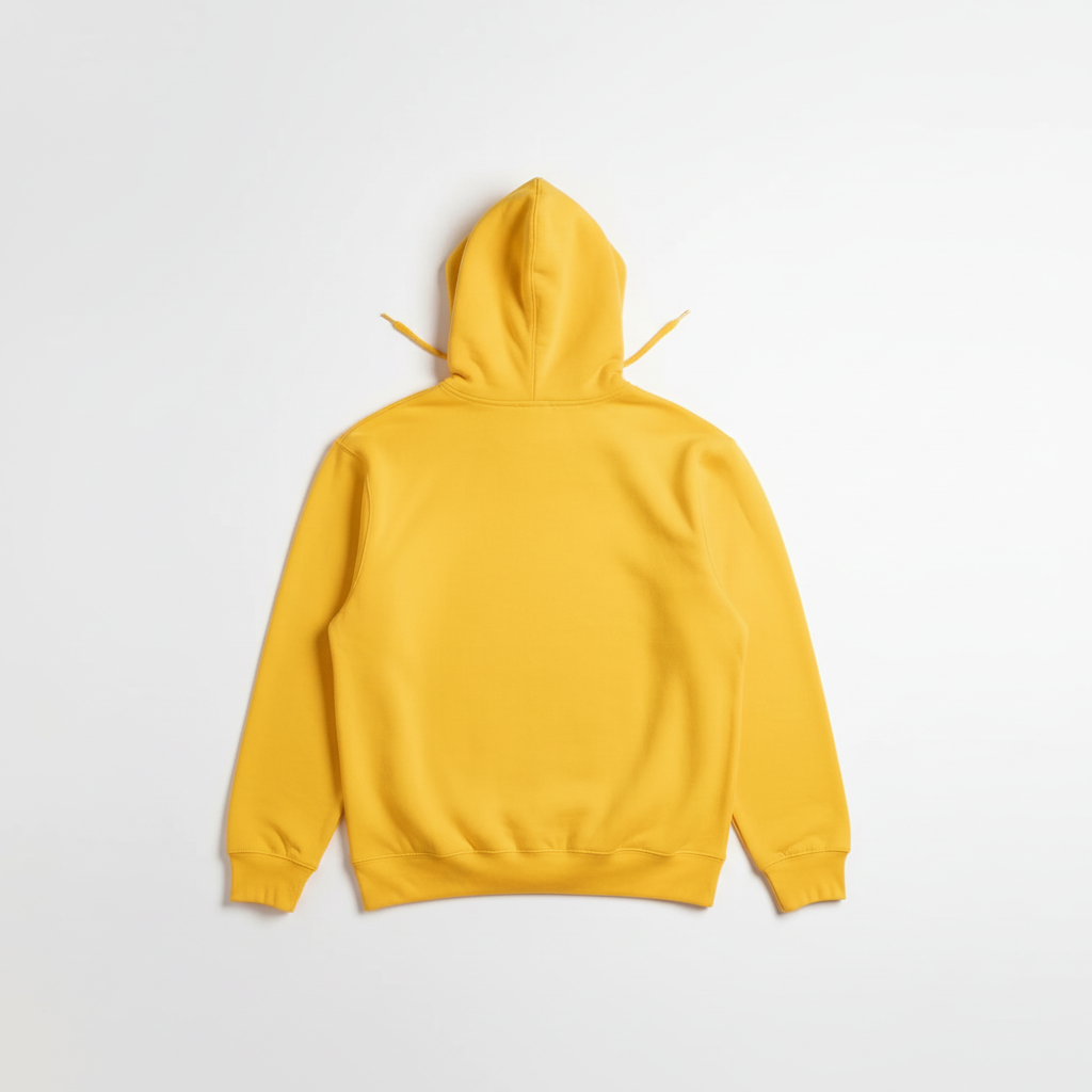 10 OZ Yellow Heavyweight Fleece Hoodie