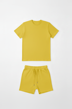 Yellow Kids Short Set