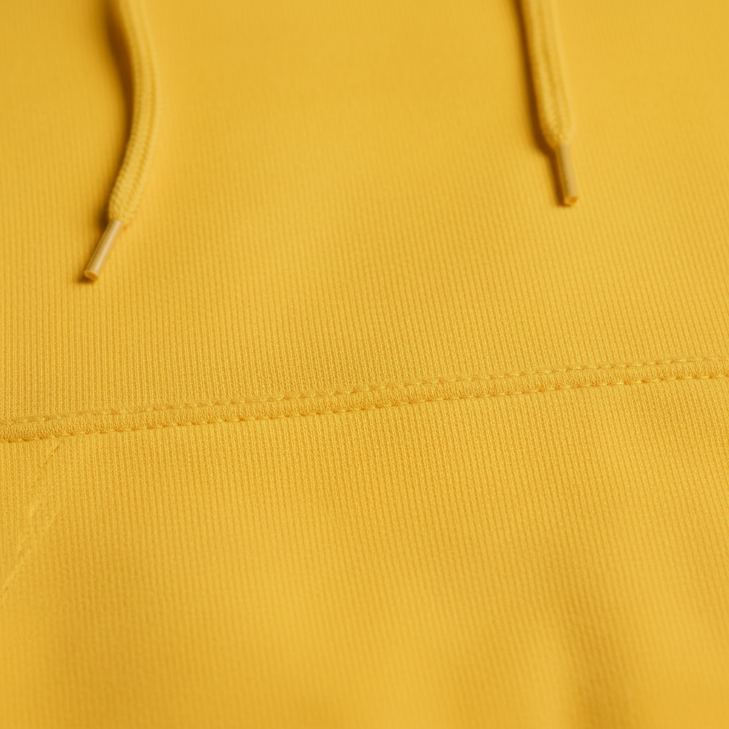10 OZ Yellow Heavyweight Fleece Hoodie