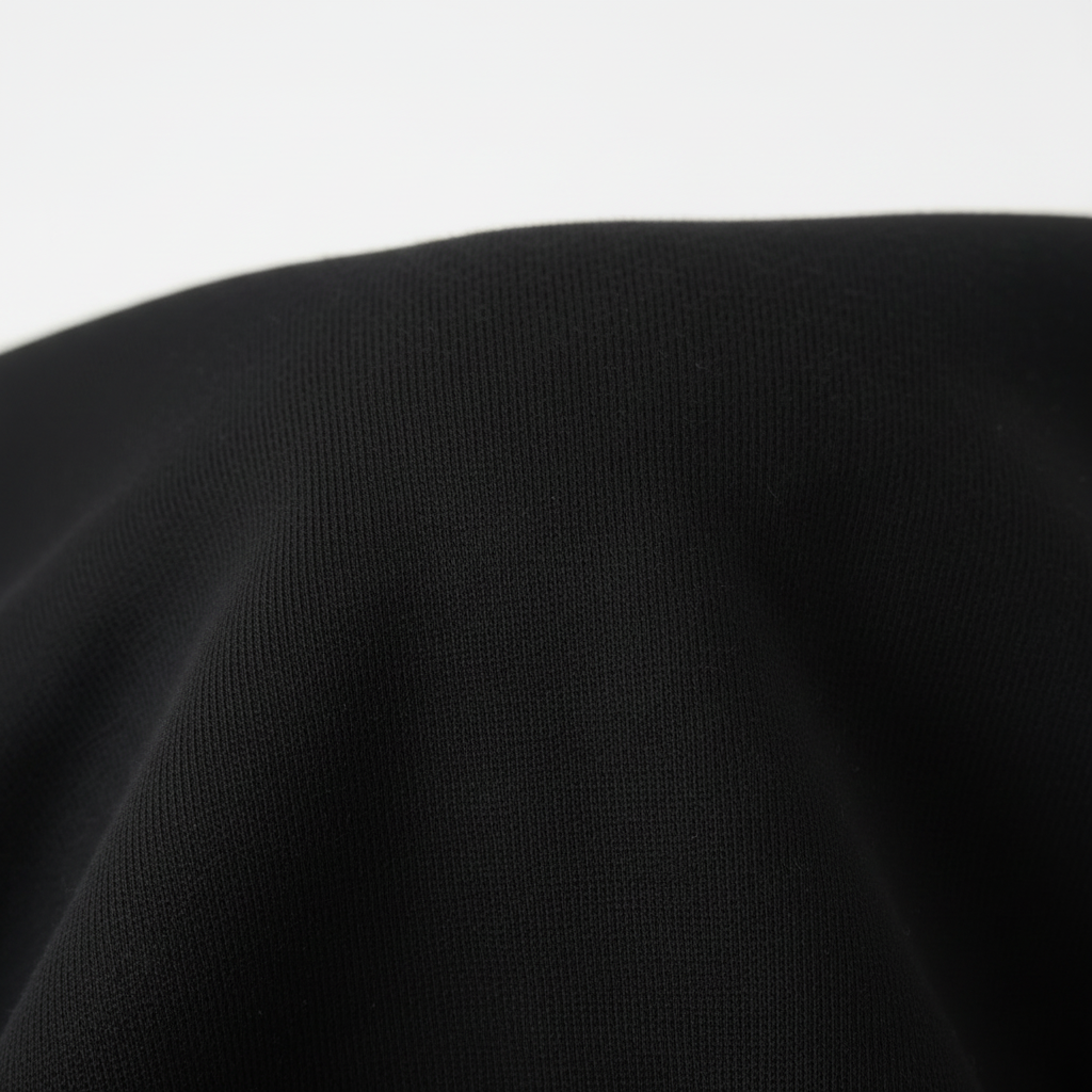 10 OZ Black Heavyweight Fleece Hoodie